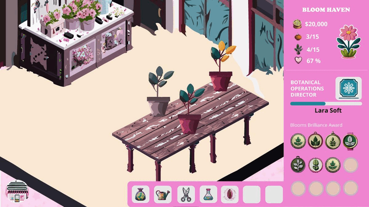 BloomHaven: interação