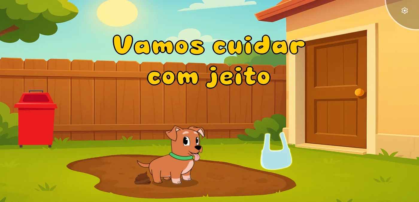 Meu Amigo Caramelo: cuidando do pet no quintal